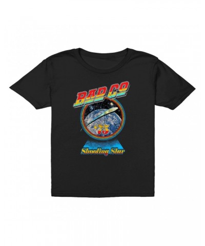 Bad Company Kids T-Shirt | 75 Shooting Star Orbit Distressed Kids T-Shirt $9.73 Kids