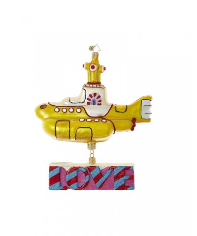 The Beatles Yellow Submarine with Love Ornament $28.00 Decor