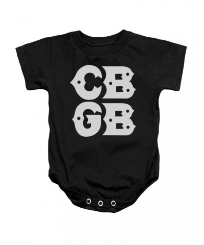 Cbgb Baby Onesie | STACKED LOGO Infant Snapsuit $7.56 Kids