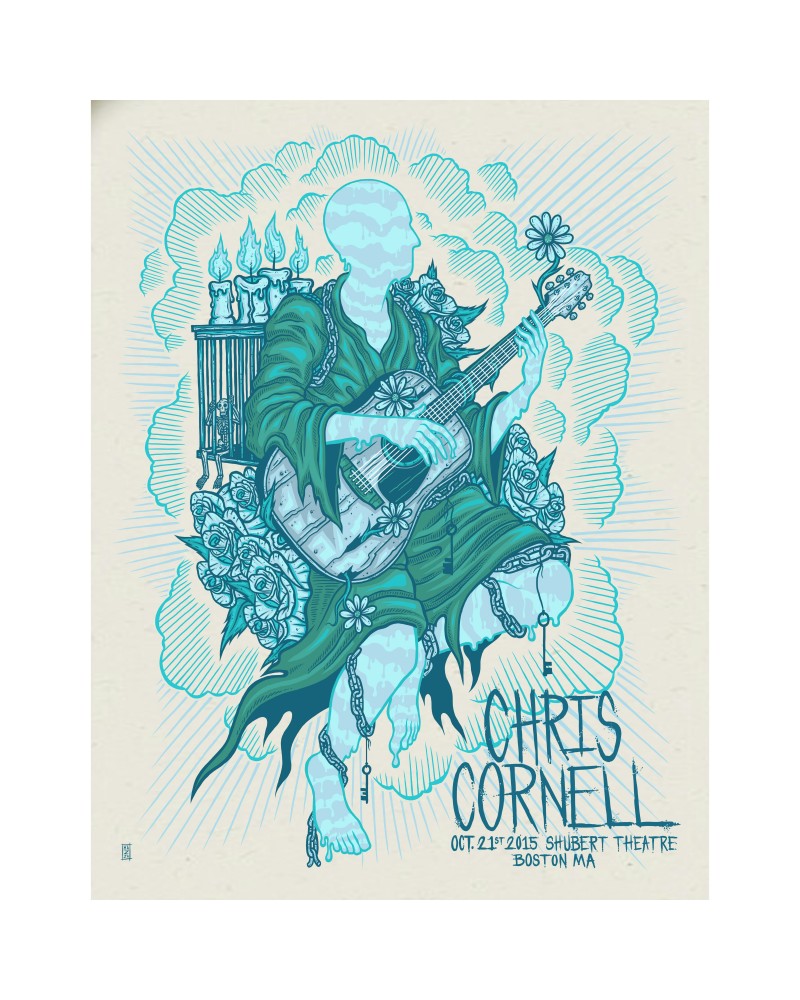 Chris Cornell Event Poster Boston $10.48 Decor