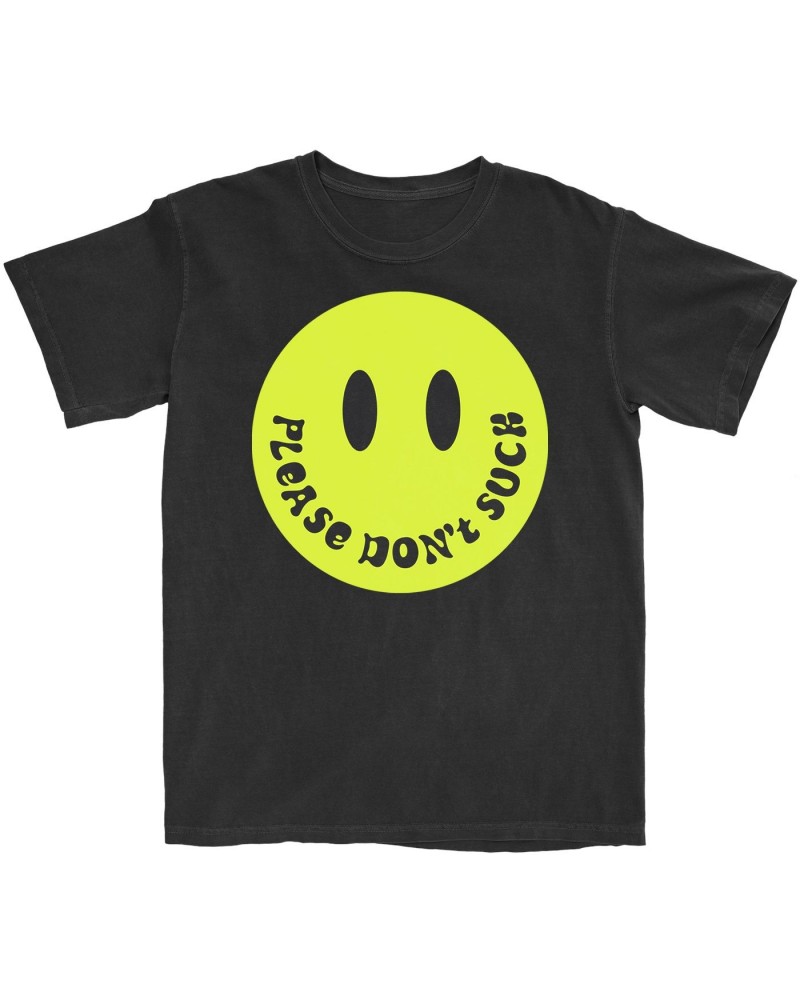 Noa Kirel Please Don’t Smiley Black T-Shirt $9.00 Shirts