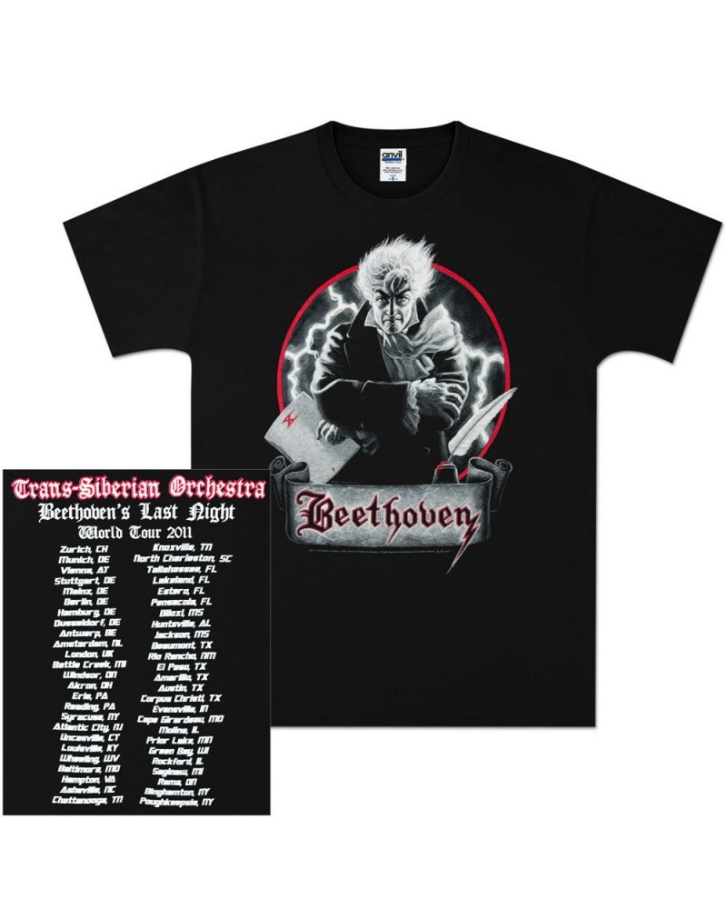 Trans-Siberian Orchestra Beethoven's Last Night 2011 Tour T-Shirt $11.50 Shirts
